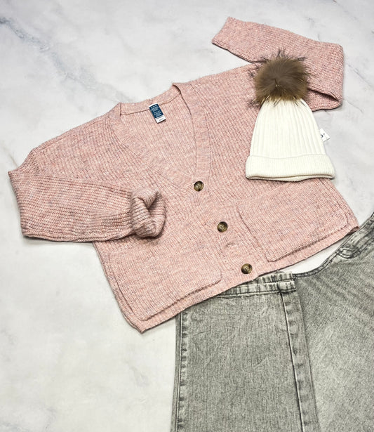 🤩 Veste en tricot : Douce souple confo . 14-16 ado fille neuve .