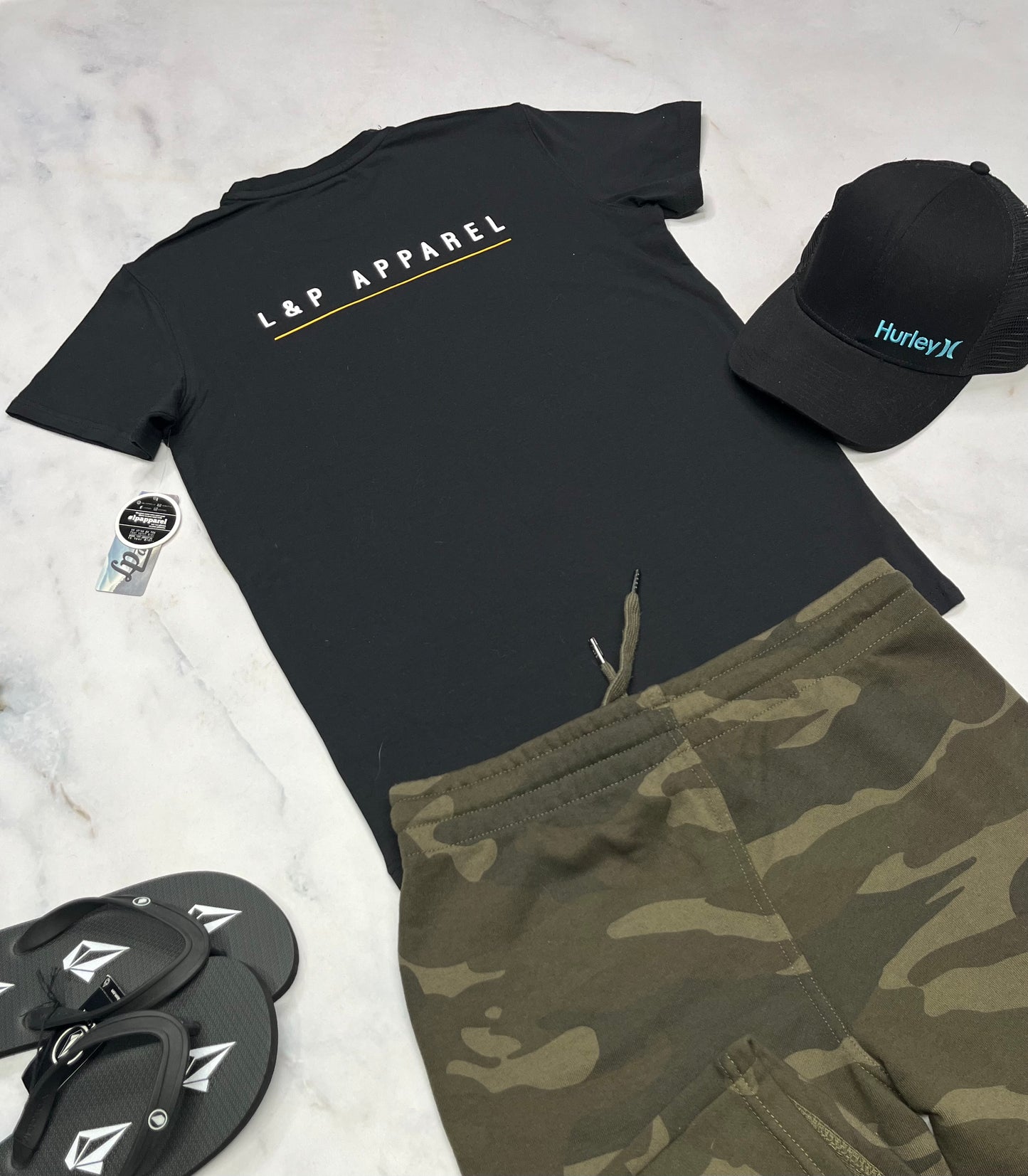 ☀️ T-Shirt : LP en beau coton doux / stretch neuf ! 16(+14-16 ans ) garçon neuf ! Logo au dos !