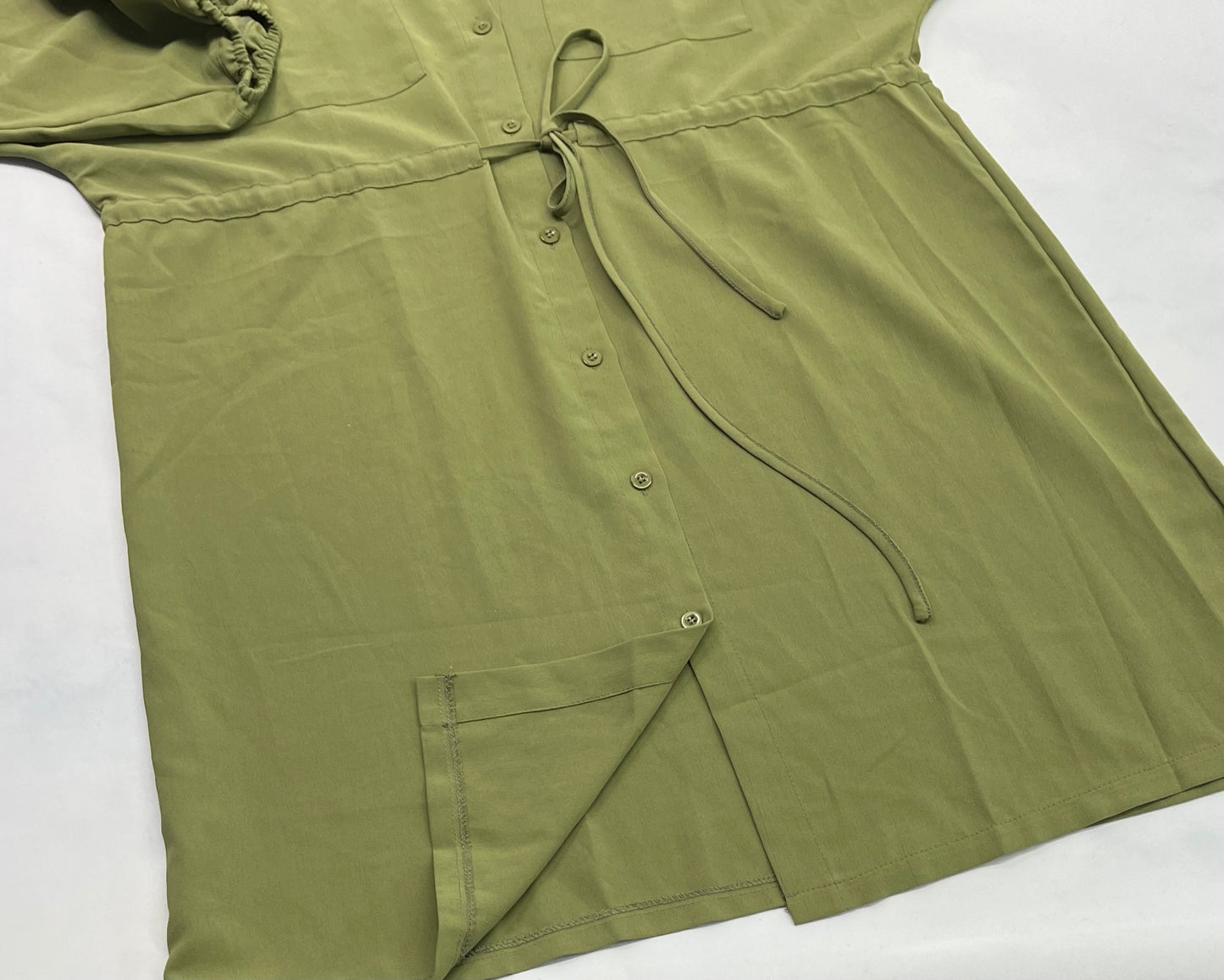 WOMANCE : Robe manche 3/4 1XL( XXL/ femme ) ajustable à la taille .Tissu qui ne décolore pas comme neuve .