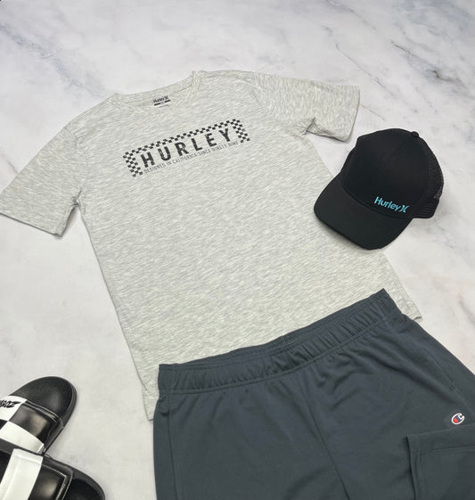 🌴 T-Shirt : Hurley gris /beige soft 18-20 ans garçon neuf !