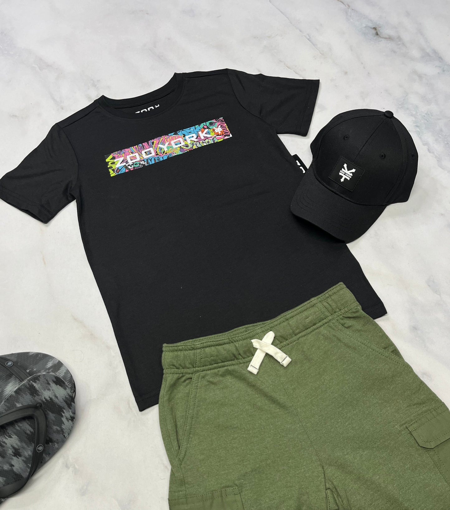 🛹 T-Shirt : Zoo York 7-8 ans garçon . Beau logo au dos . Neuf !