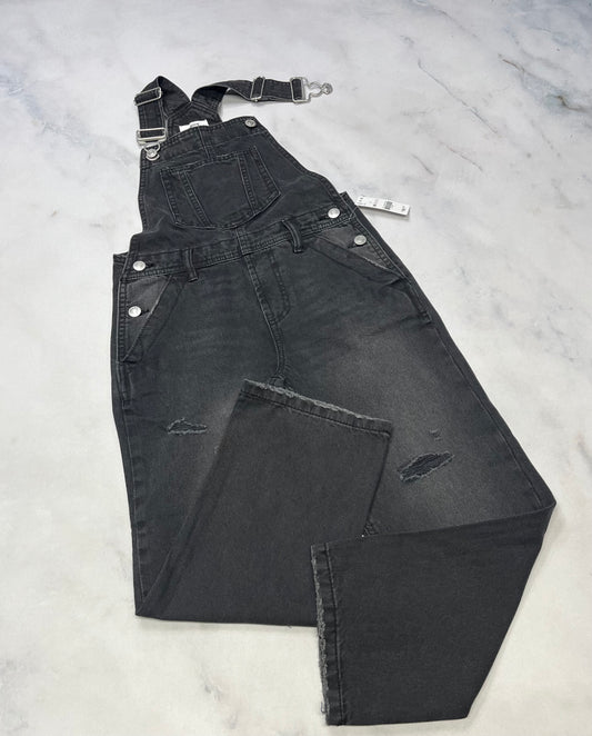 Salopette jeans : Jambe large 7 ans