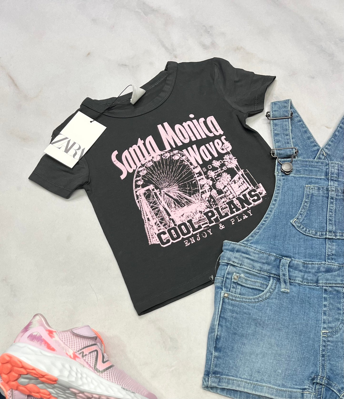 🌸 Manche courte : ZARA fait 3 ans fille neuf !
