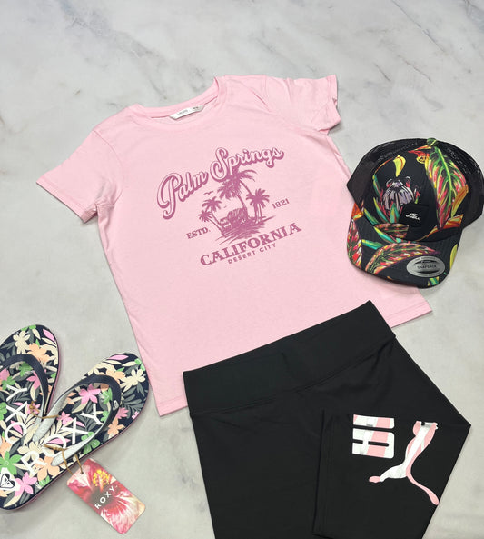😍 Manche courte : Rose + 10 ans fille neuf !