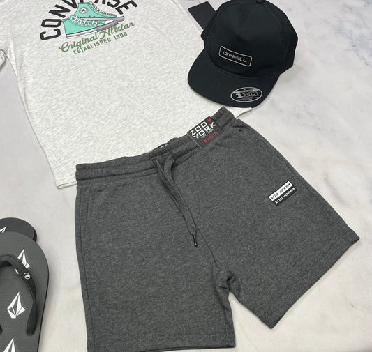 🤩 Bermuda : Zoo York en ouaté charcoal 10-12 ans garçon neuf !