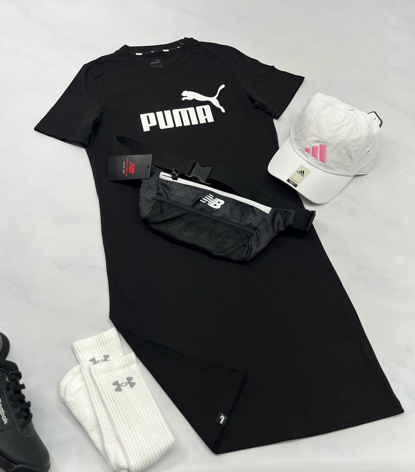 💕 Robe : Puma en coton stretch ! Belle qualité fait Small femme neuve !