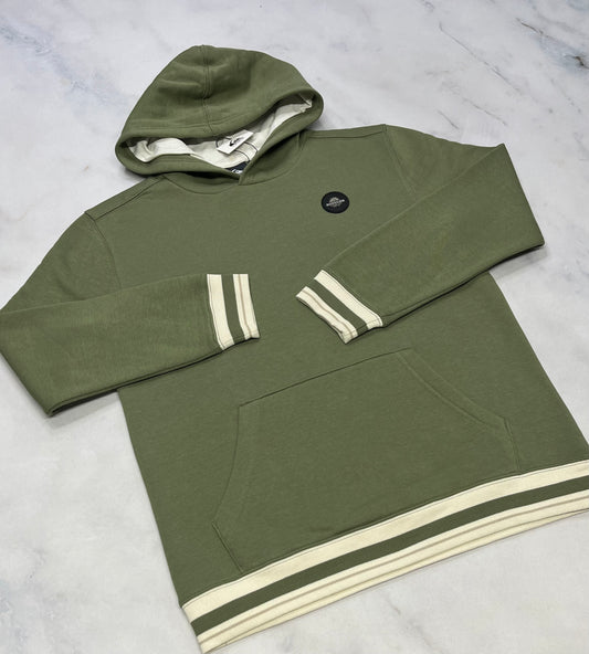 Quiksilver : Cagoule molle en ouaté kaki , douce à l’intérieur . Neuve 14-16 ans coupe confo .