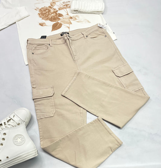 🌸Skinny cargo : mou , stretch de partout Buffalo 14(13-14 ans ) femme neuf !