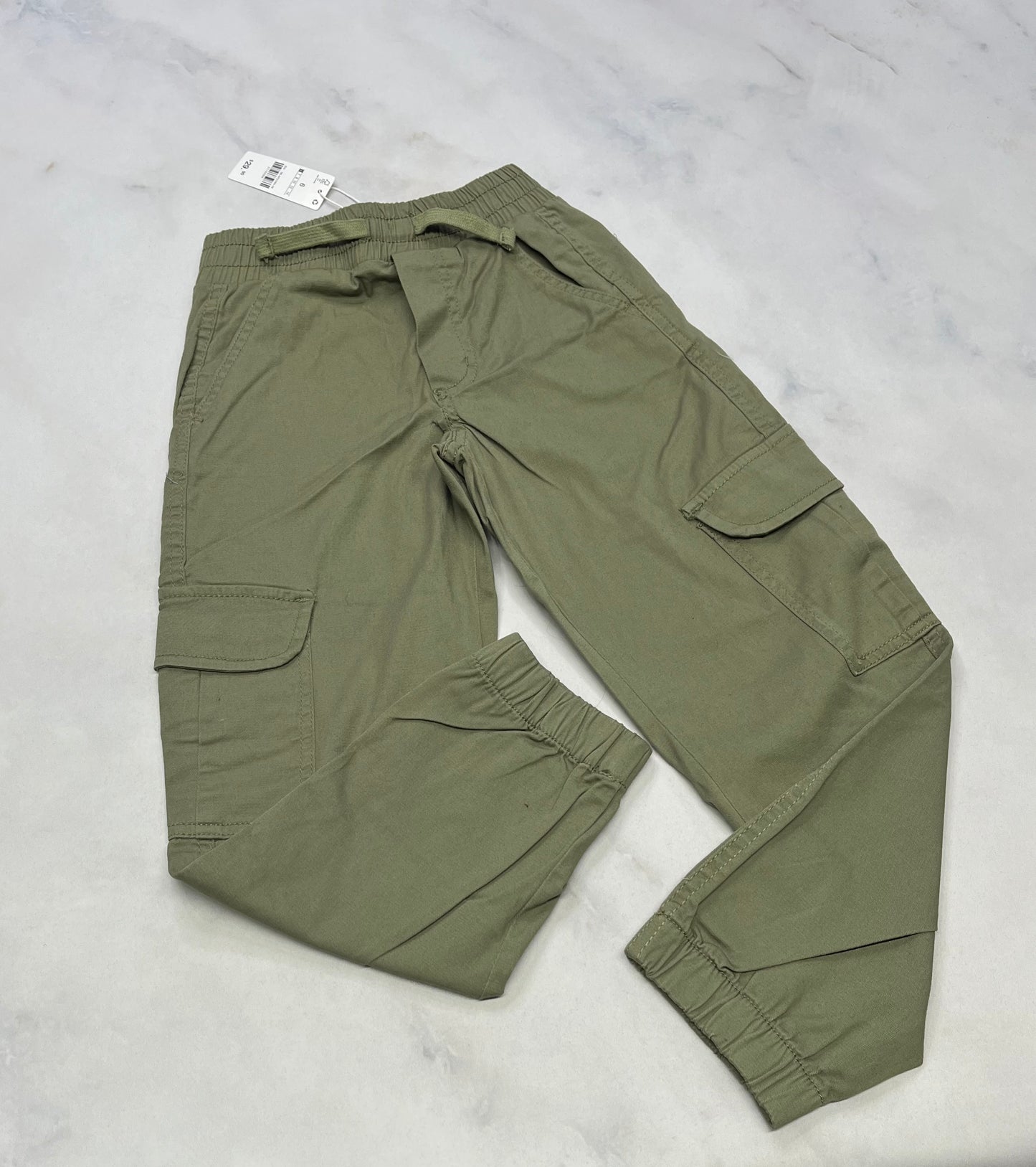 Jogger cargo : en coton mou / kaki 6 ans neuf !
