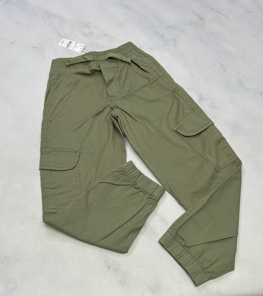 Jogger cargo : en coton mou / kaki 6 ans neuf !