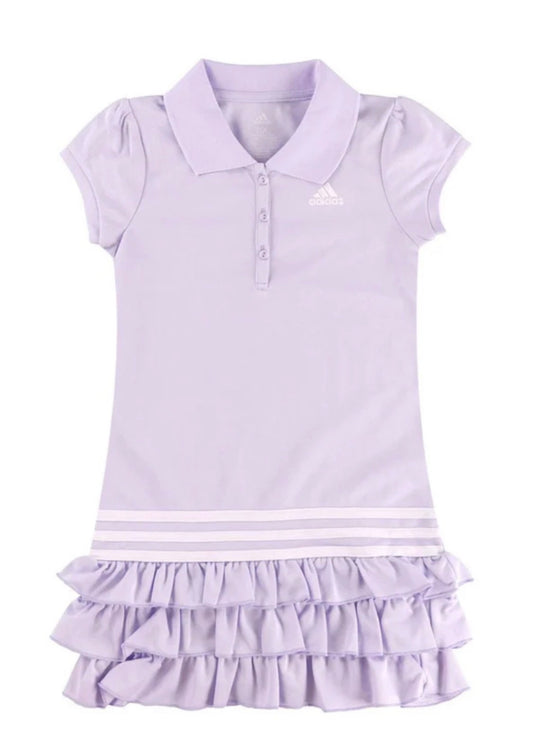 💜 Robe Adidas : en tissu de sport qui ne décolore pas . Qualité ++. 100x plus belle en vrai . 6 et 6x fille dispo . Neuve !