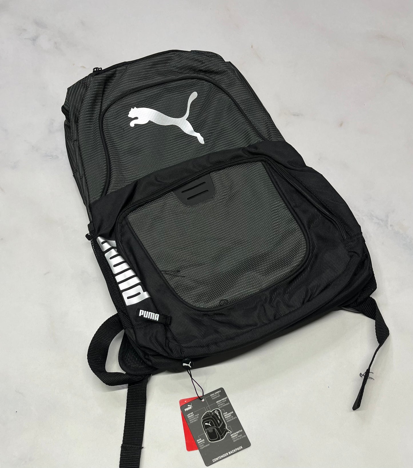 🌵Sac d’école : PUMA kaki foncé et noir . Tout les infos photo 3 et 4.