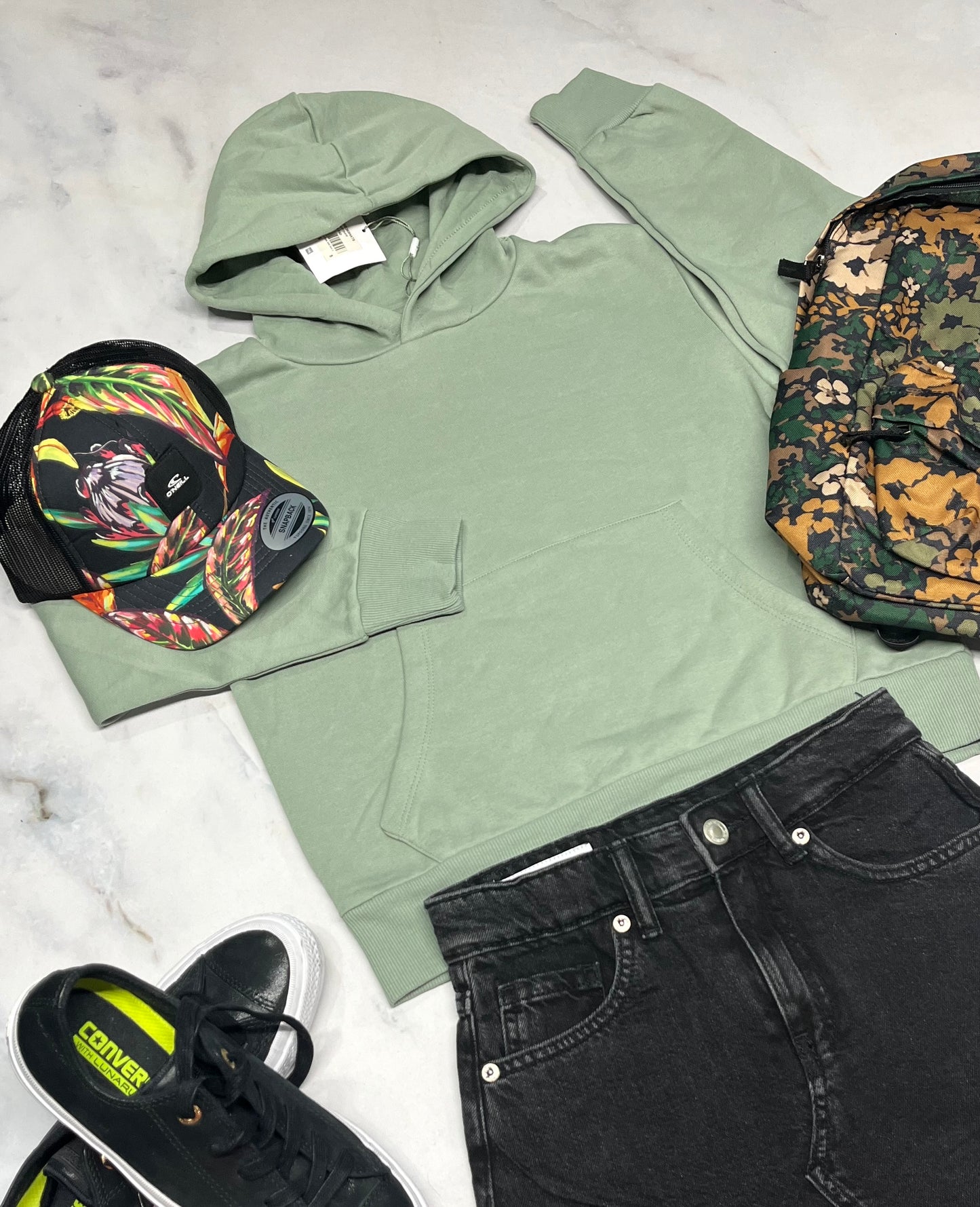 🌿 Cagoule : Ouaté verte Tag neuve ! 8 et 10 ans fille dispo .