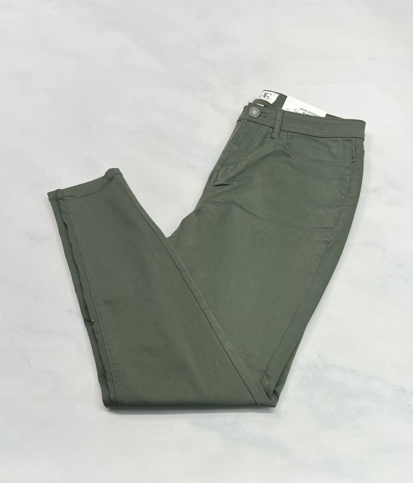 Skinny : Jegging jeans vert dc neuve ! femme médium .