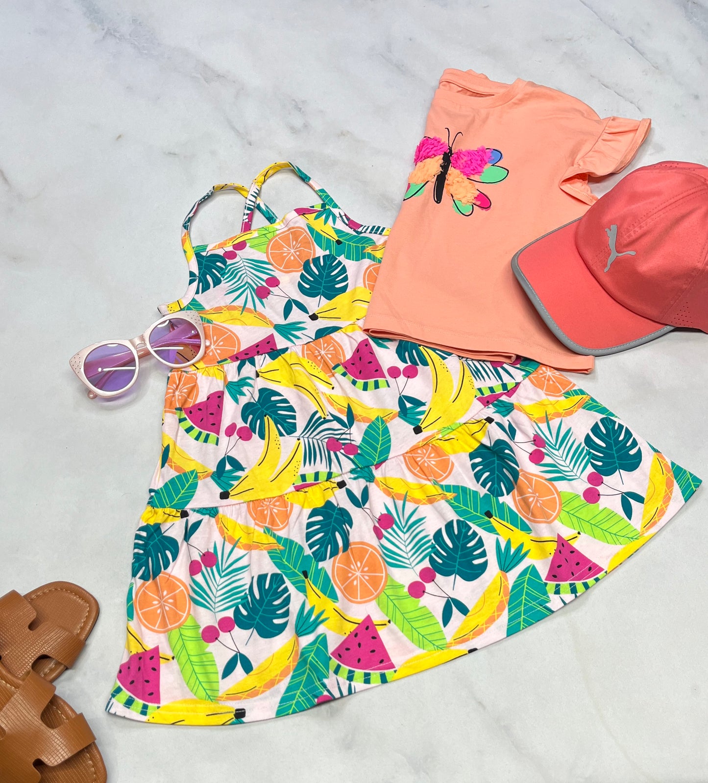 🌿 Robe : fleurie neuve ! 5 ans fille .