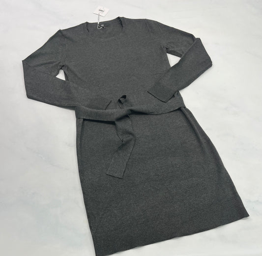 Robe : en tricot charcoal Tag neuve !( ceinture amovible ) stretch confo M/ femme .