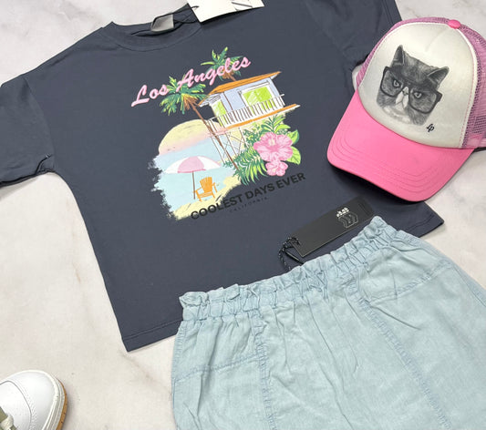 🌿 ZARA : manche courte 6X fille neuf !