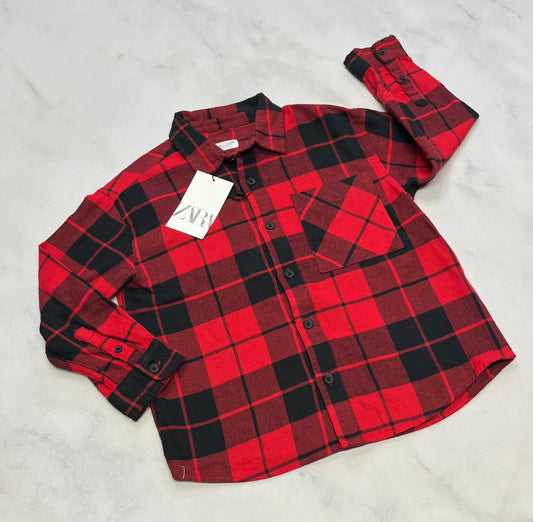 ZARA :chemise ultra douce et molle fait 5-6 ans neuve .