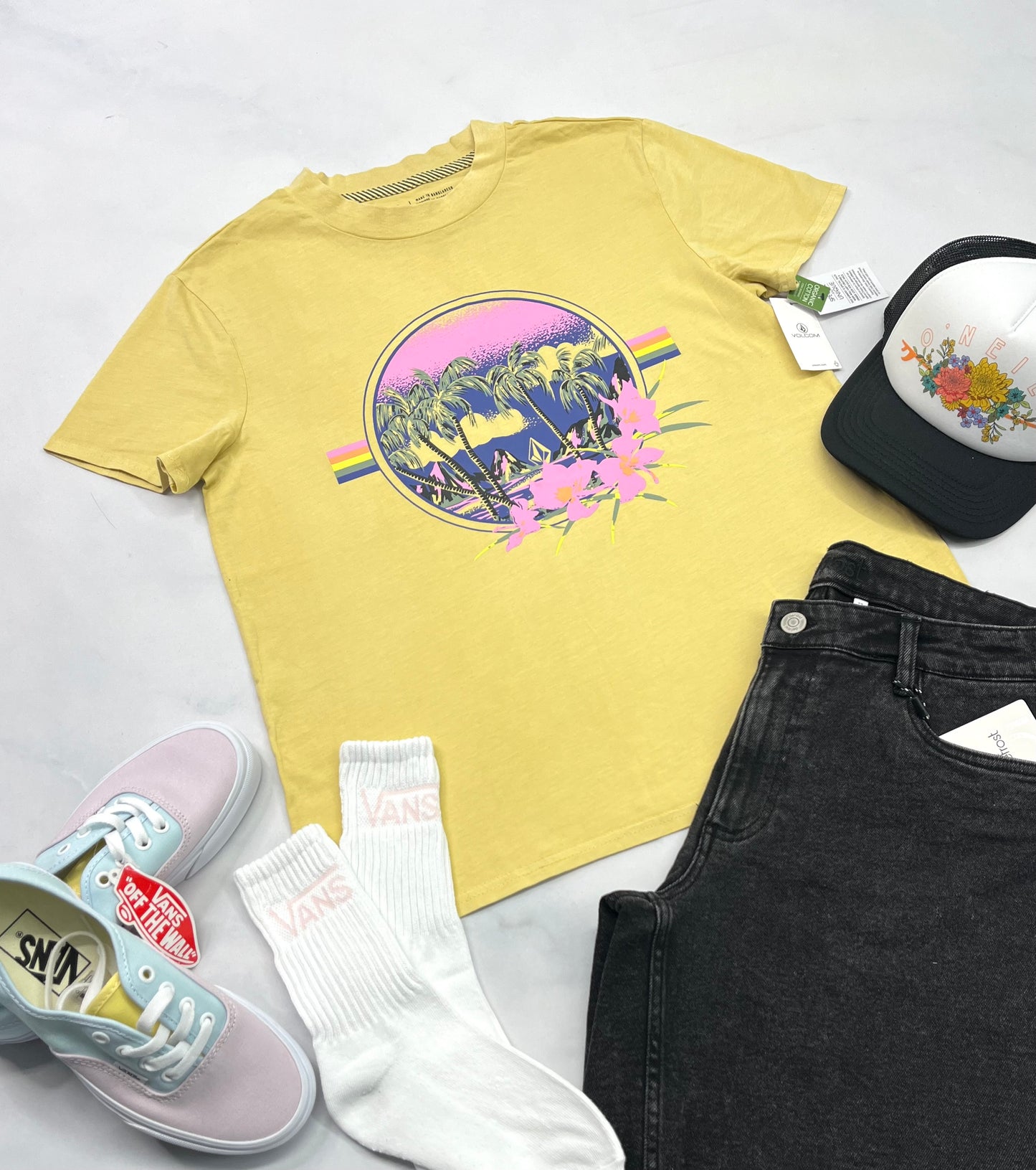 ☀️ Manche courte : Volcom M/ femme coupe confo neuf !