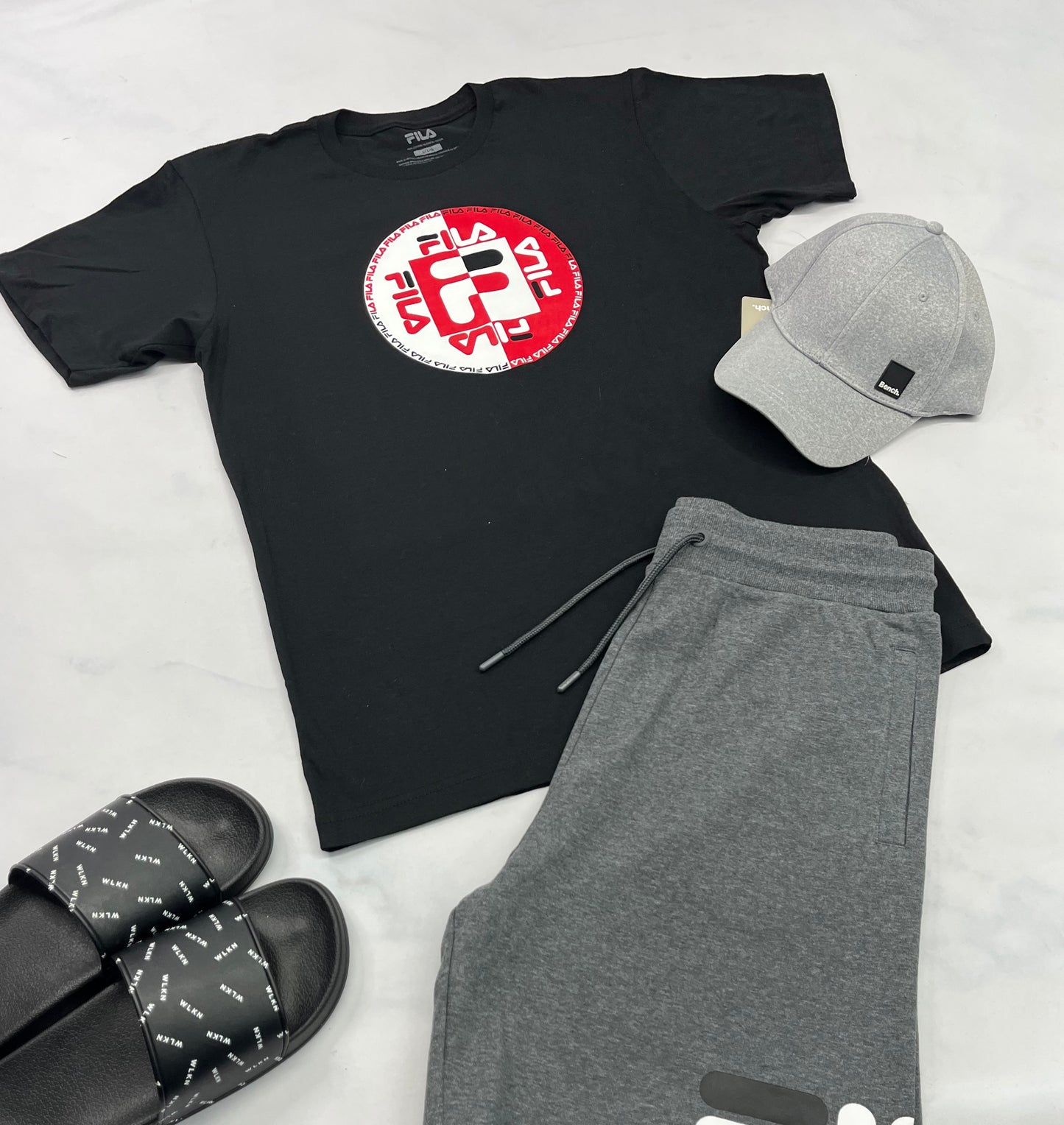 🤩 T-Shirt : noir Fila fait M/ homme neuf !