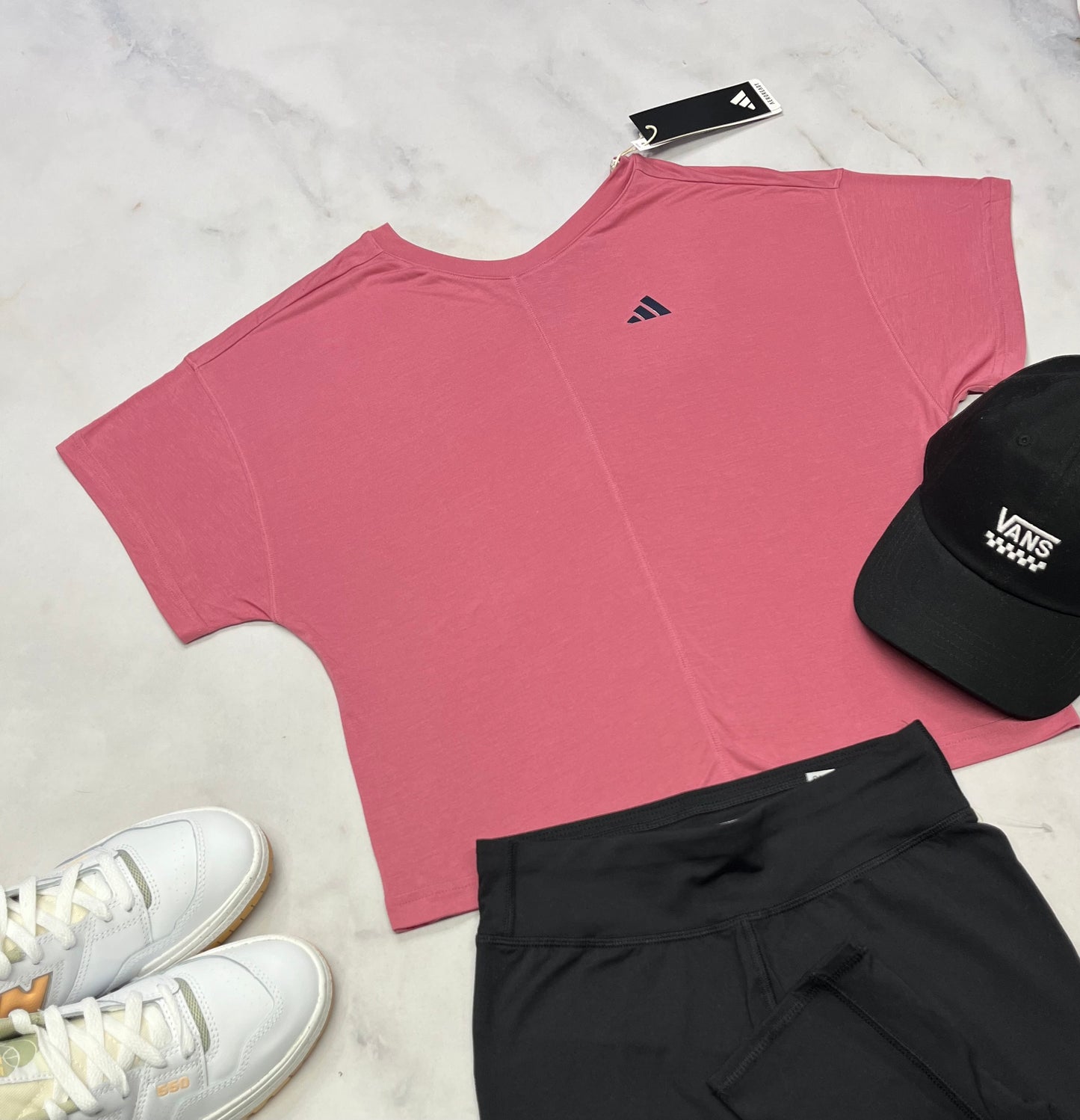 🌷 Adidas : manche courte couple ample mou confo 10-12 ans neuf !