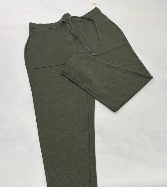 Pantalon : Penn . Kaki tissu plus épais mais souple taille élastique neuf! 14(13-14 ans ) femme .