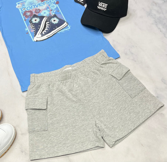 🩵 Short cargo : grise + 14-16 ans fille neuve !