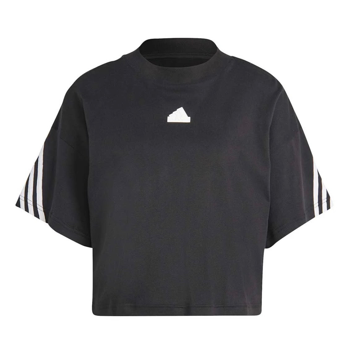 💕 Adidas : Manche courte mi hanche coupe relax tendance neuf ! Small femme neuf !