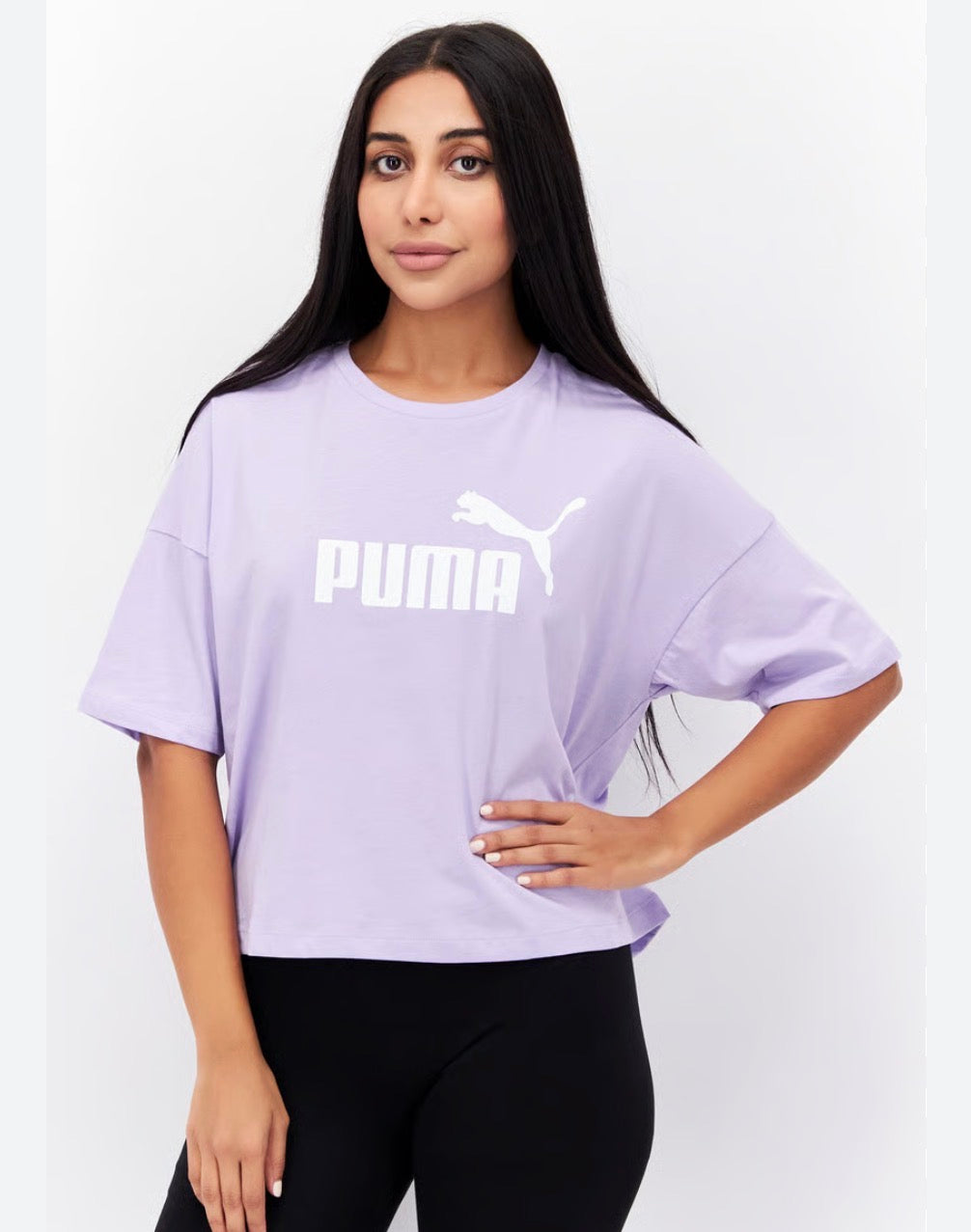 💜 Manche courte : Puma L/ femme relax fit neuf ! Mi - hanches .