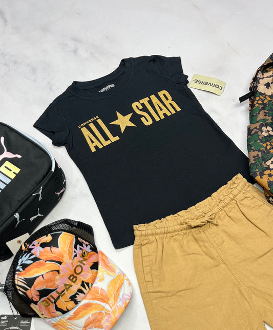 ☀️ Manche courte : Converse 5(4-5 ans )fille neuf !