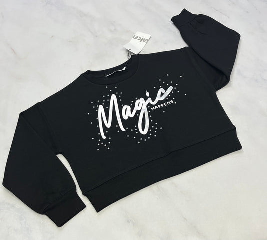 Ouaté : logo argenté avec perle 8 ans fille AkA neuf!