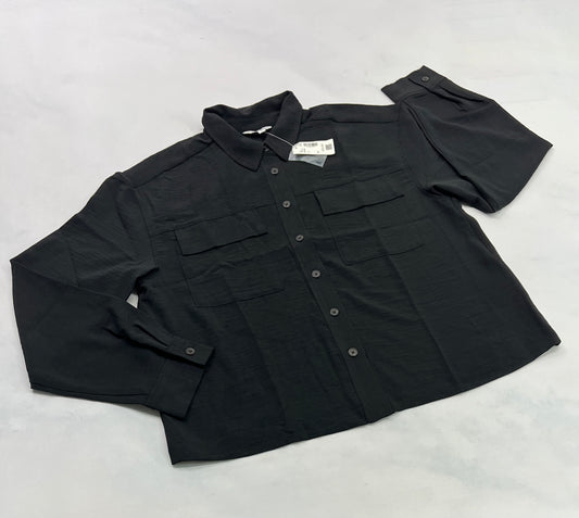 Chemisier Reitman : souple tissu chic mou confo . M et L coupe relax neuve . ( mi hanches ) .