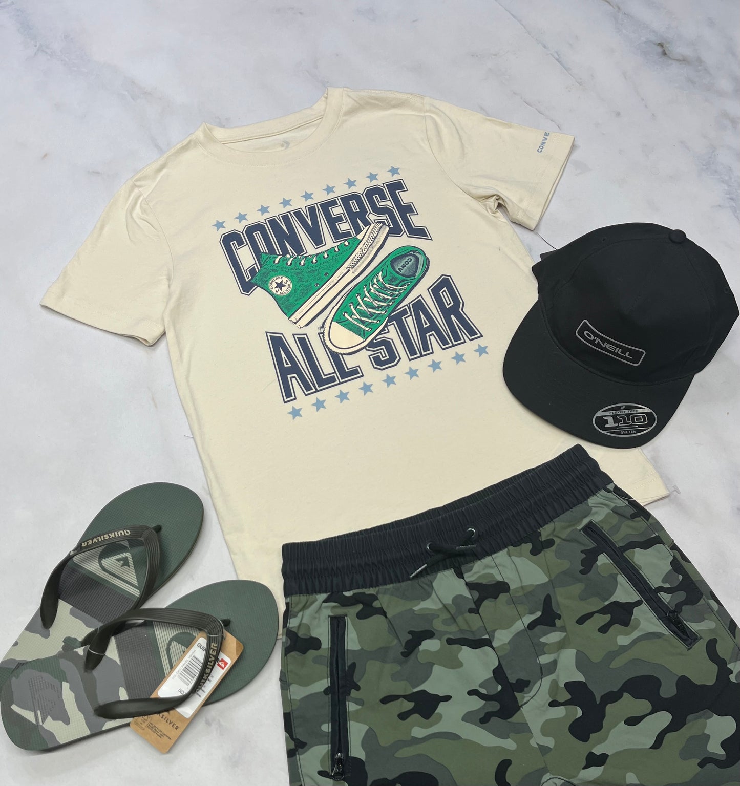 🌴 Converse : Manche courte 10-12 ans garçon neuf !