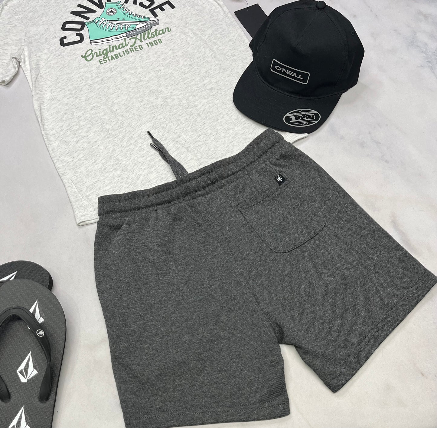🤩 Bermuda : Zoo York en ouaté charcoal 10-12 ans garçon neuf !