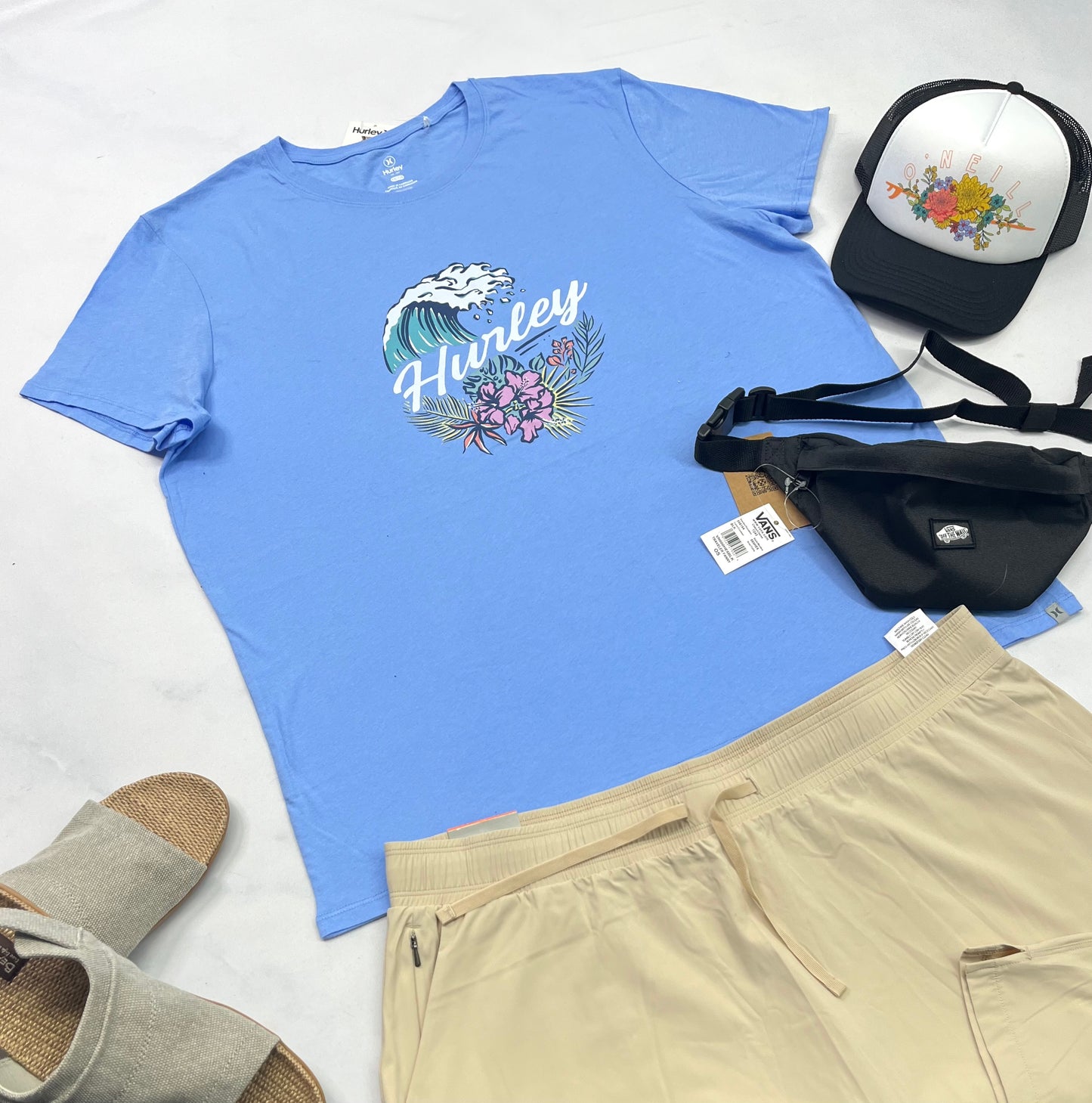 ☀️ Manche courte : Hurley soft confo  L / femme et XXL/ femme coupe confo neuf !