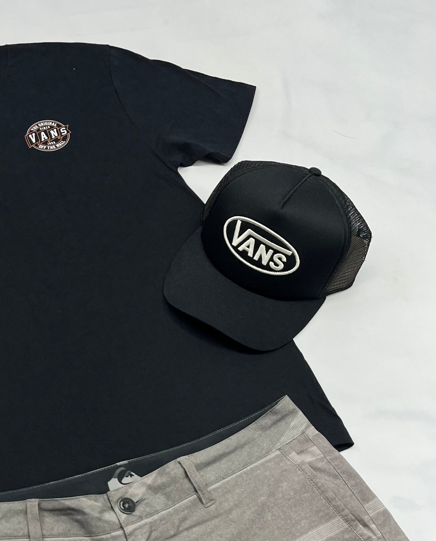 🌴 Casquette Vans : noir ajustable O/S homme neuve !