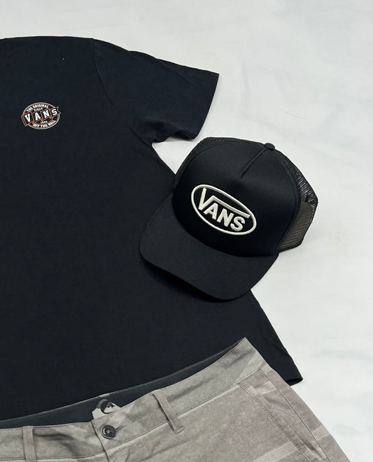 🌴 Casquette Vans : noir ajustable O/S homme neuve !