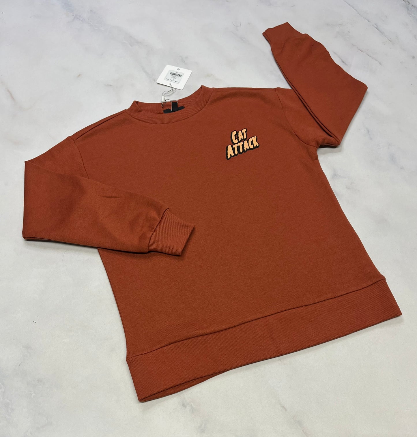 Ouaté rouille : 8(7-8 ans ) confo doux à l’intérieur . Neuf !