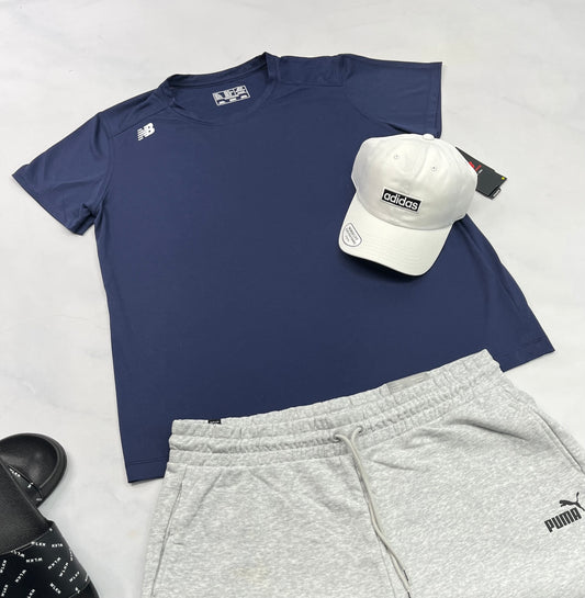💙 Manche courte : New Balance bleuté L et XL femme neuf ! Beau tissu soft.