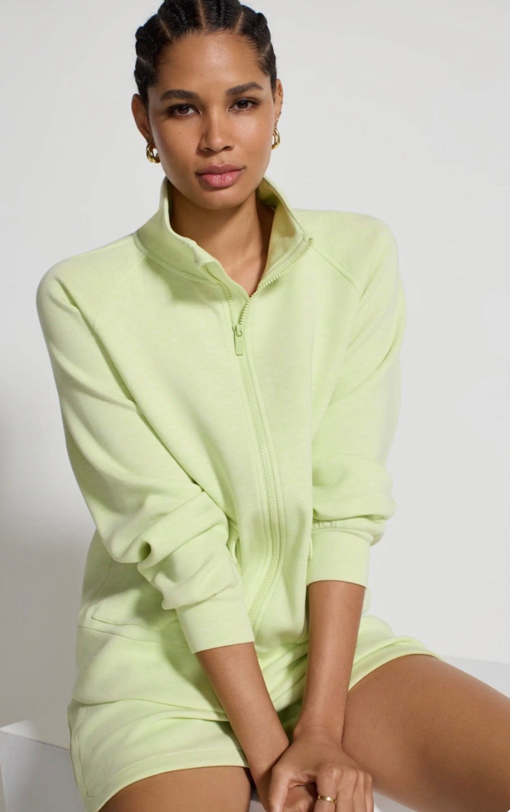 🌿 Veste : Tissu frais qui ne décolore pas . Hyper doux et stretch . L/ femme neuve ! Incroyable en vrai .