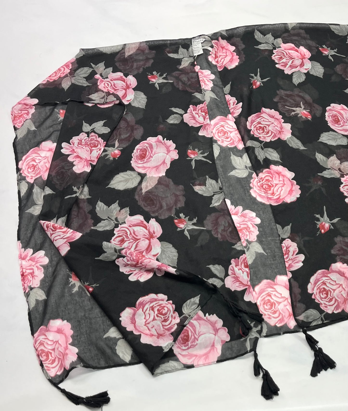 🌸 Voilage : Par dessus fleurit léger . o/S :Taille unique comme neuf !