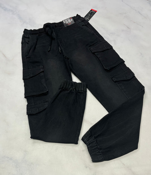 Zoo York : Jeans cargo molle confo . Taille et bas élastique neuve ! 13-14 ans .