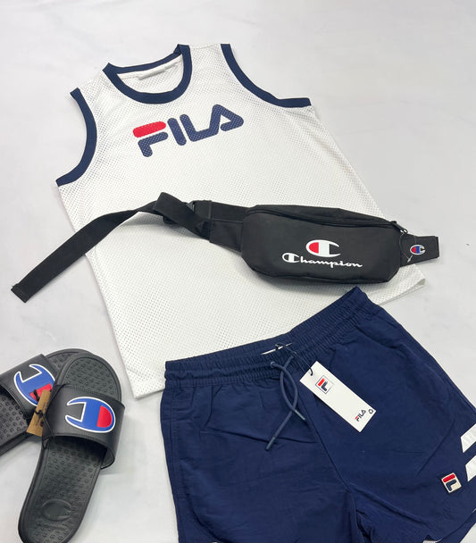 ☀️Camisole : Fila en tissu de sport style filet qui respire M/ homme comme neuve .
