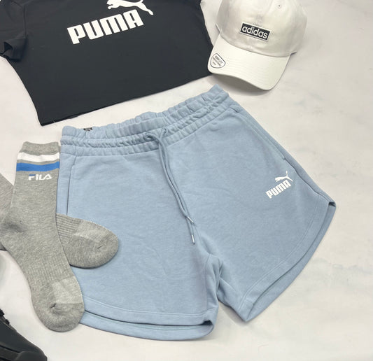 🩵 Short Puma : En ouaté bleu taille haute neuf ! Small femme dispo .