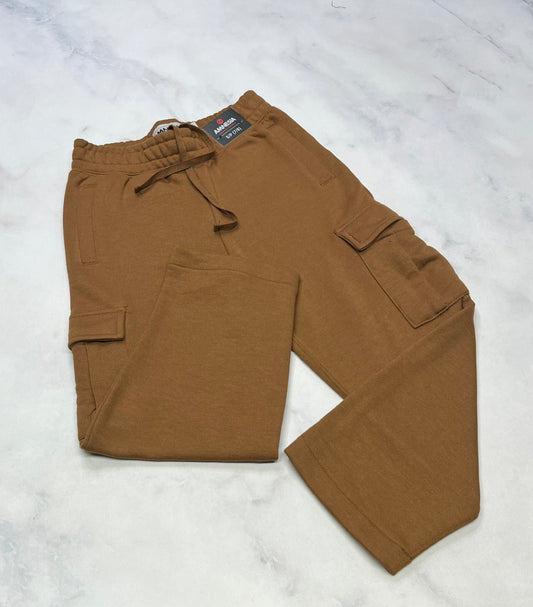 Arsenic: Jogger cargo  en ouaté chaud 7-8 ans neuf! Coupe relax tendance .