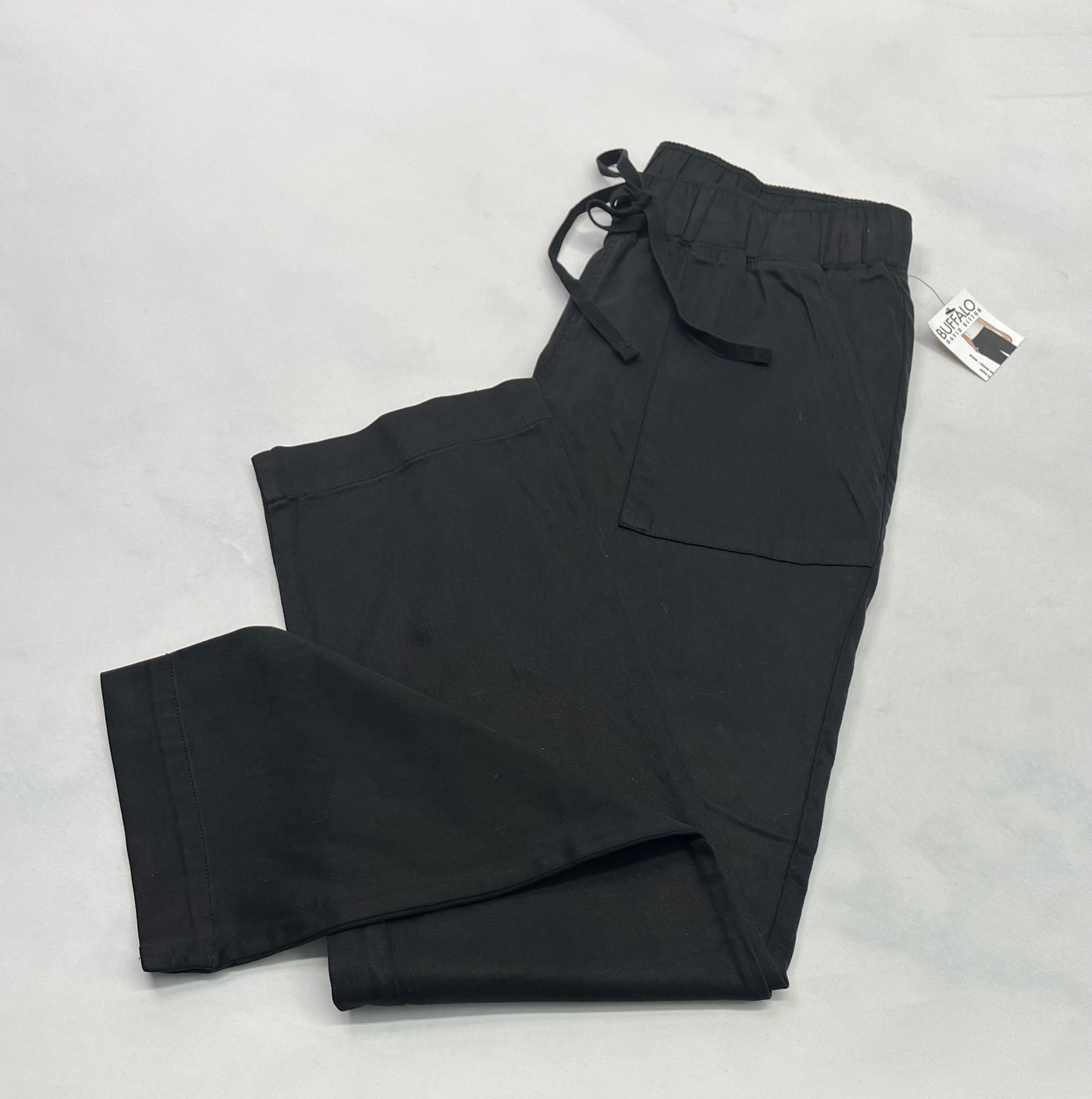 Buffalo : Pantalon noir souple taille élastique jambe droite neuf! Small femme confo.neuf!