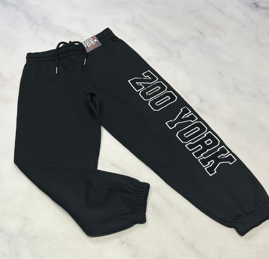 Jog noir : Zoo York 7-8 ans neuf! Logo texturé en Sherpa .