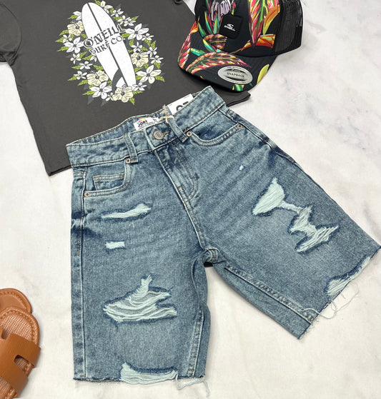 🌴 JORT bermuda : jeans 7 ans fille ajustable coupe tendance . Neuve !