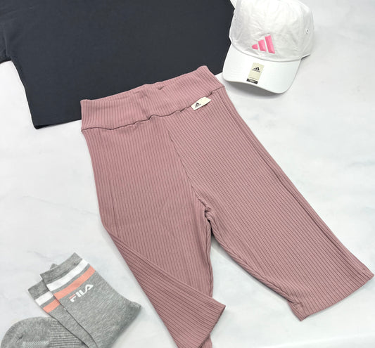 🩷 Cuissard Adidas : texturé ( vieux rose ) neuf ! M/ femme Taille haute stretch neuf !
