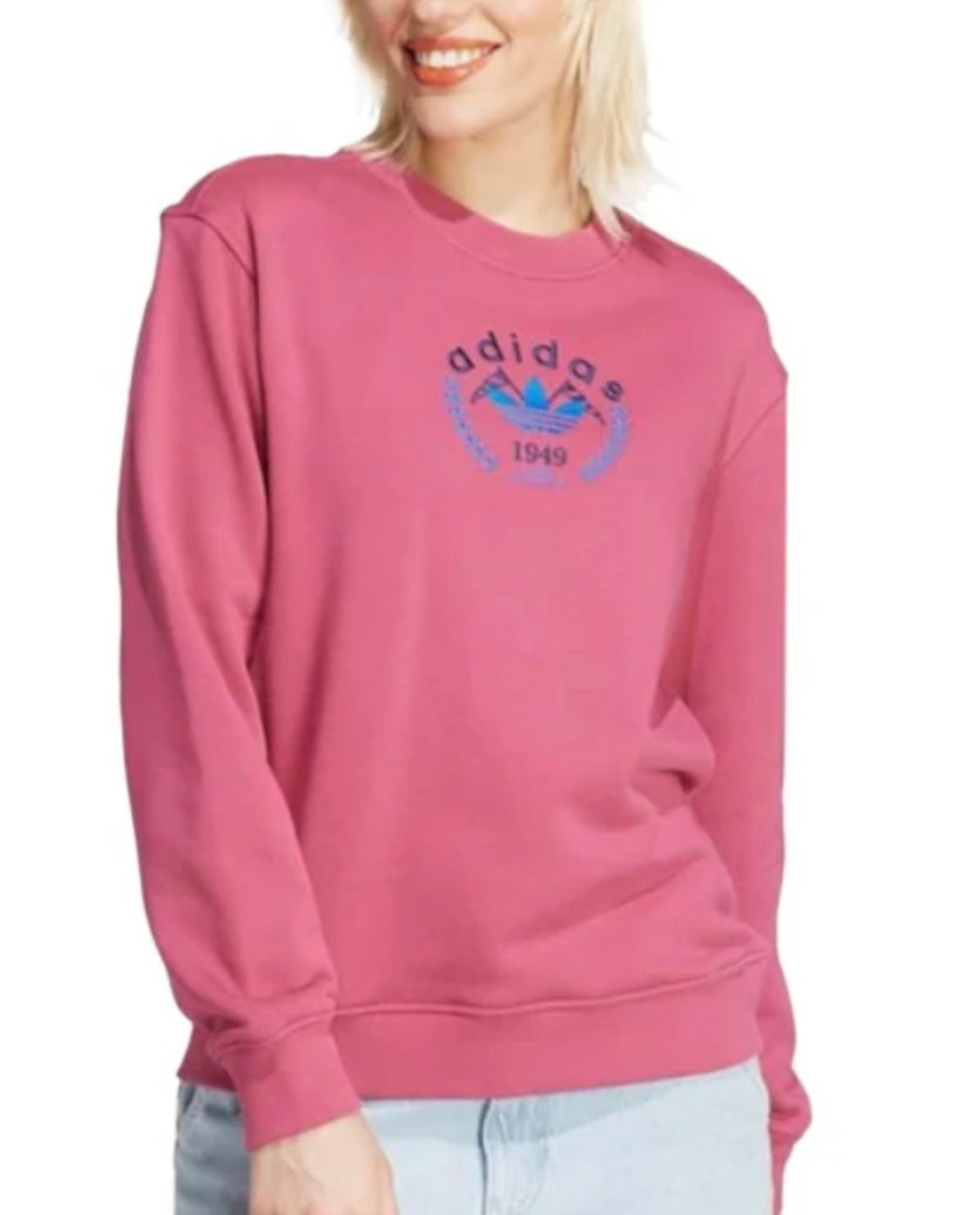 Adidas : Ouaté rosé neuf ! XL femme coupe confo .